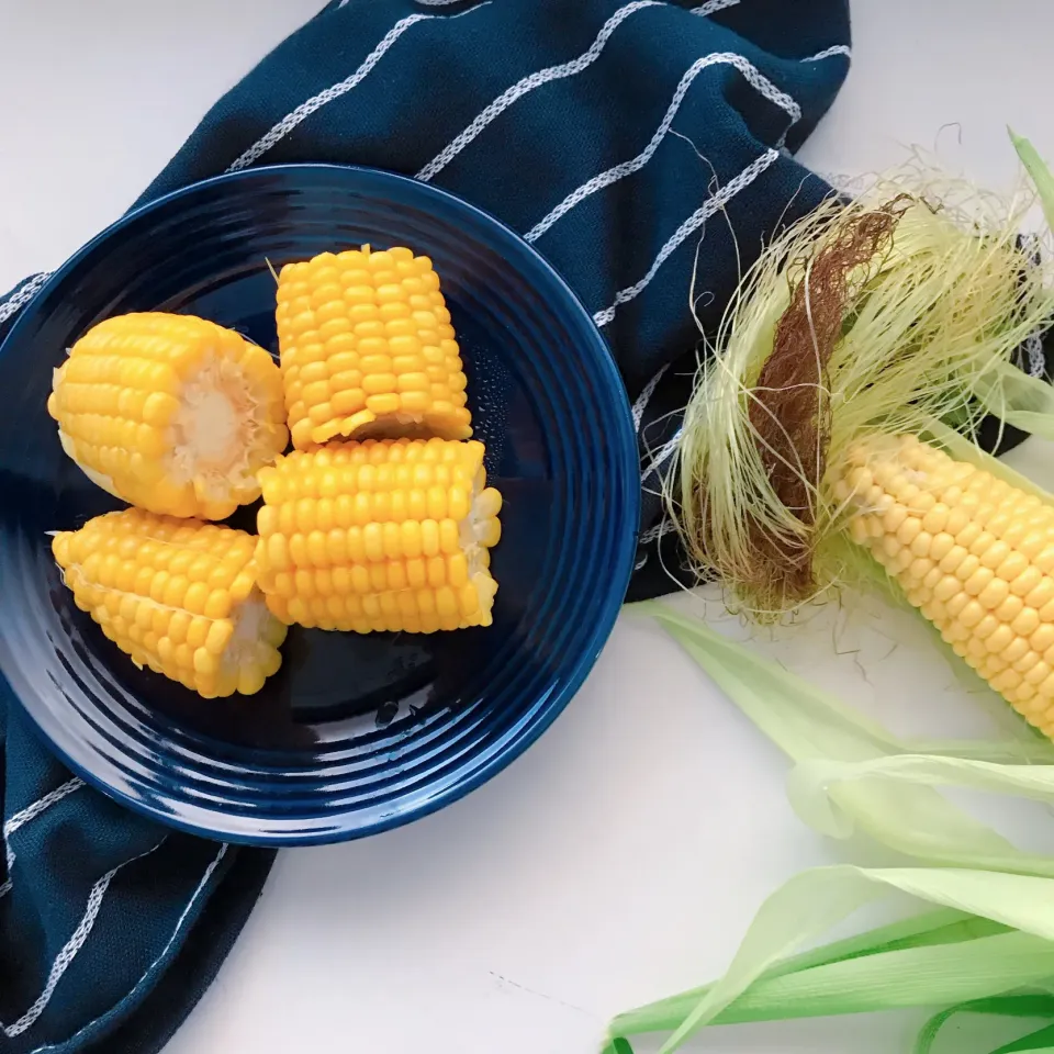 初収穫の🌽💖|めぐぐさん