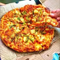 Snapdishの料理写真:Domino's Dal makhni pizza|kirtiさん