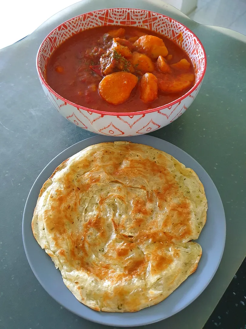 Roti Paratha w/ Beef Stew|envymaqueenさん