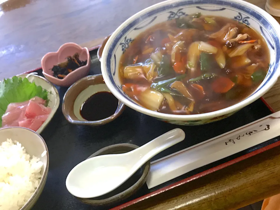 五目あんかけ定食♫ by 賀登光|Yoshihiro Andoさん