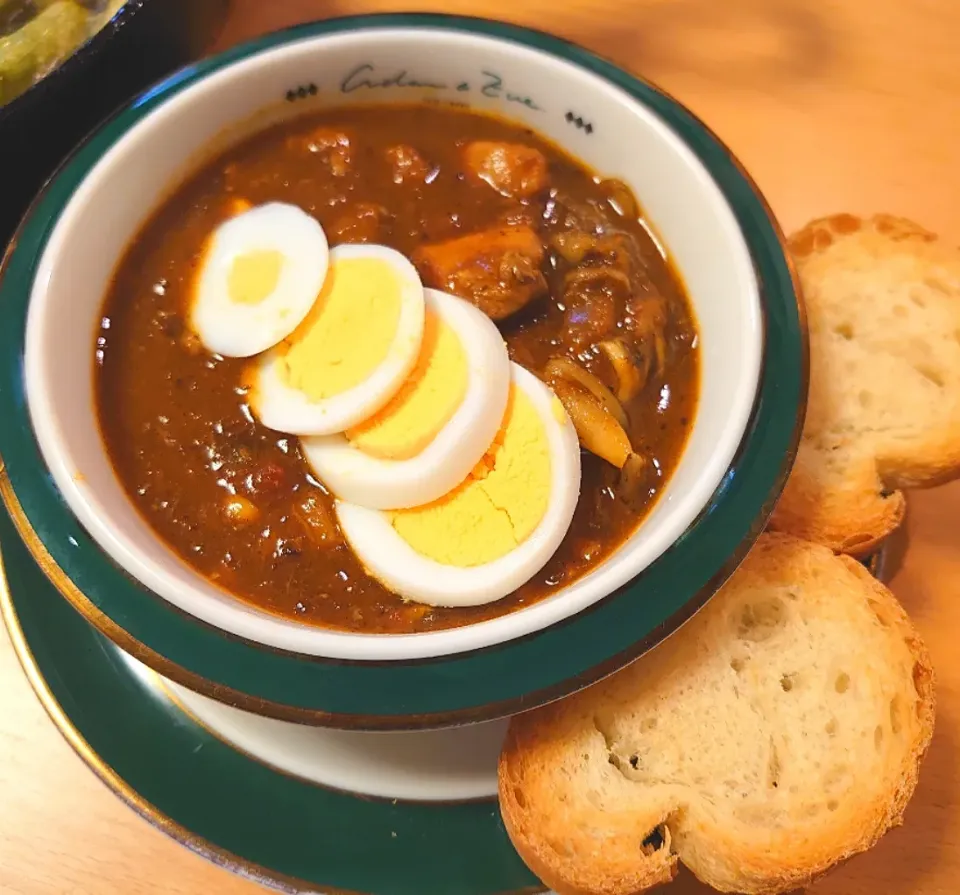 おつまみチキンカレー|cookingパパ五郎さん