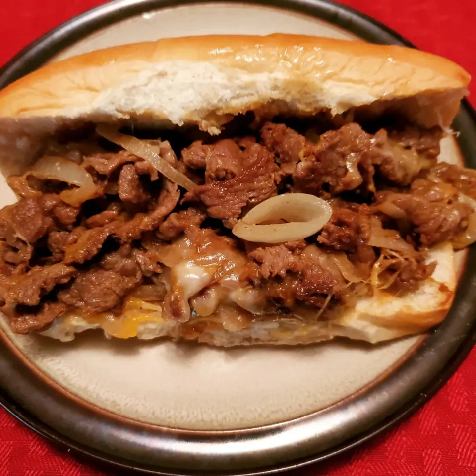 Keke's dish Philly Cheese Steak|Kekeさん