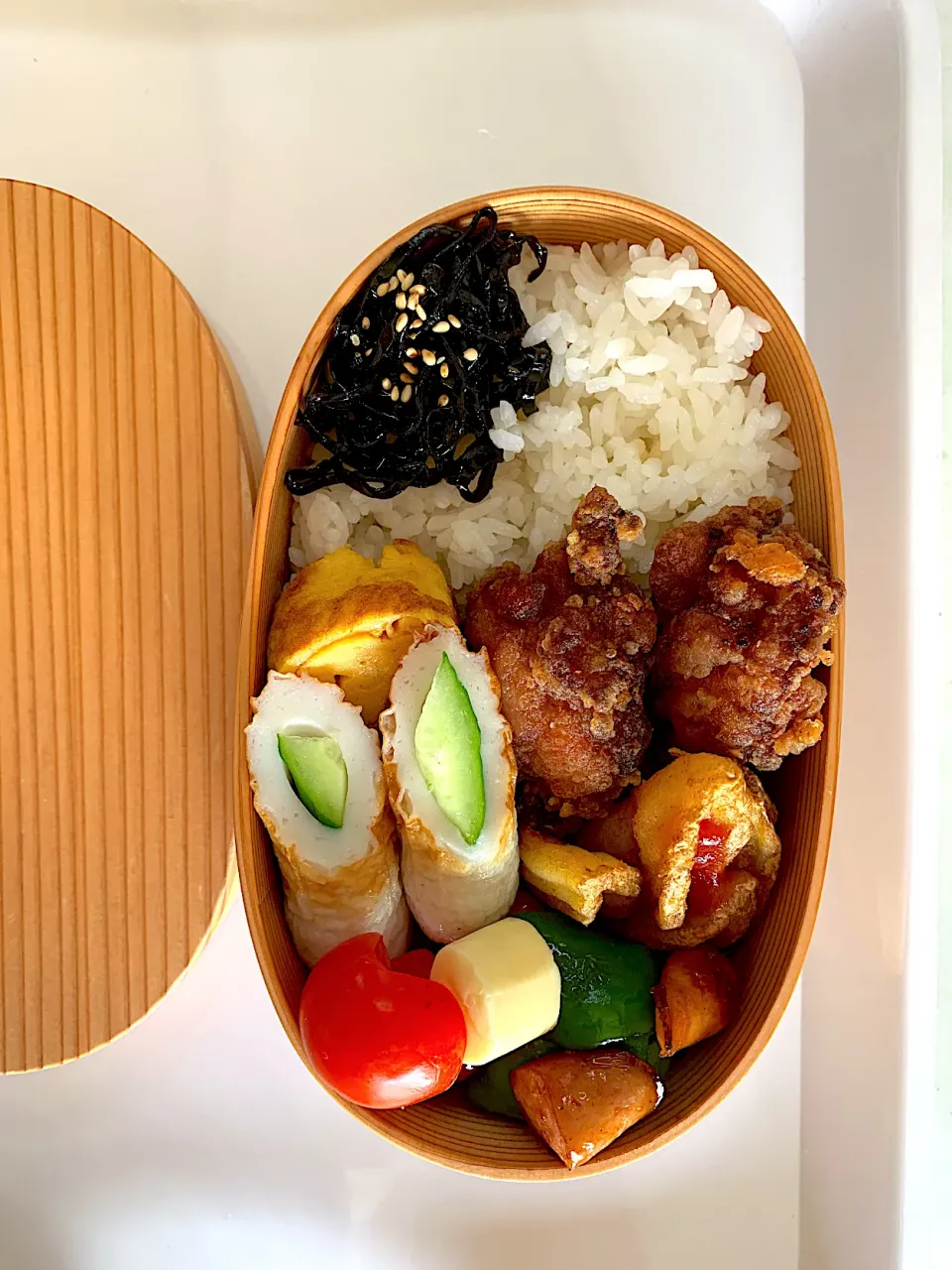 Snapdishの料理写真:2020,7/20 高２娘のお弁当🍱|naoちんさん