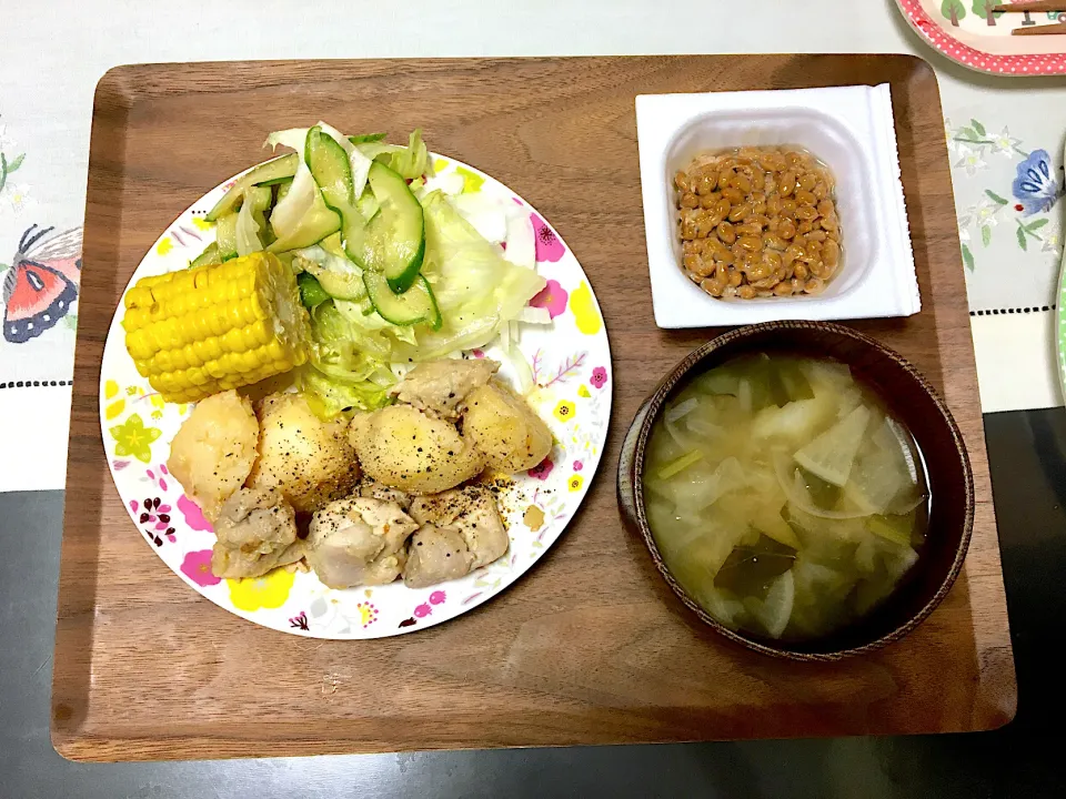 鶏じゃがの味噌バター煮のご飯|みよさん