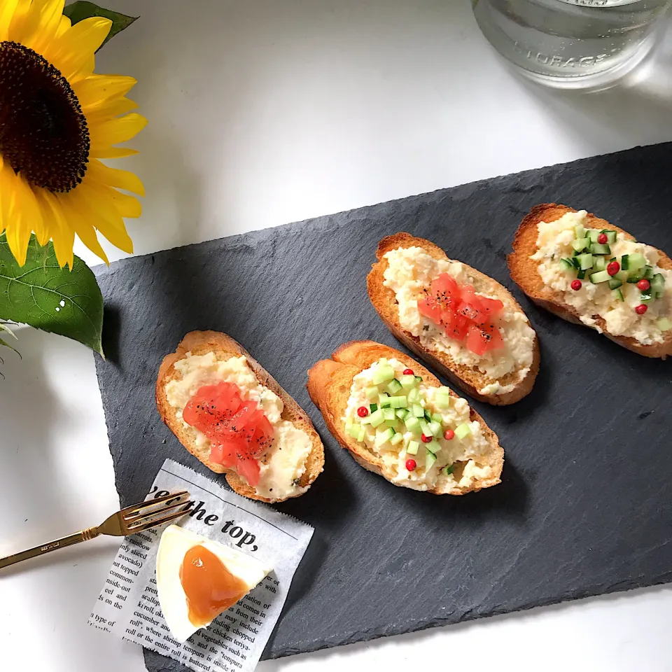 めぐぐさんの料理 じゃがいもと辛子明太子のサラダにきゅうり🥒の古漬けをミックス♡(❁´◡`❁)　をアレンジ✨|めぐぐさん