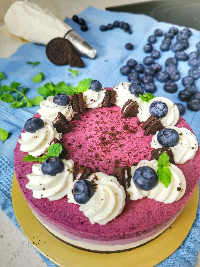 Blueberries No-bake Cheesecake|Ailay Limさん