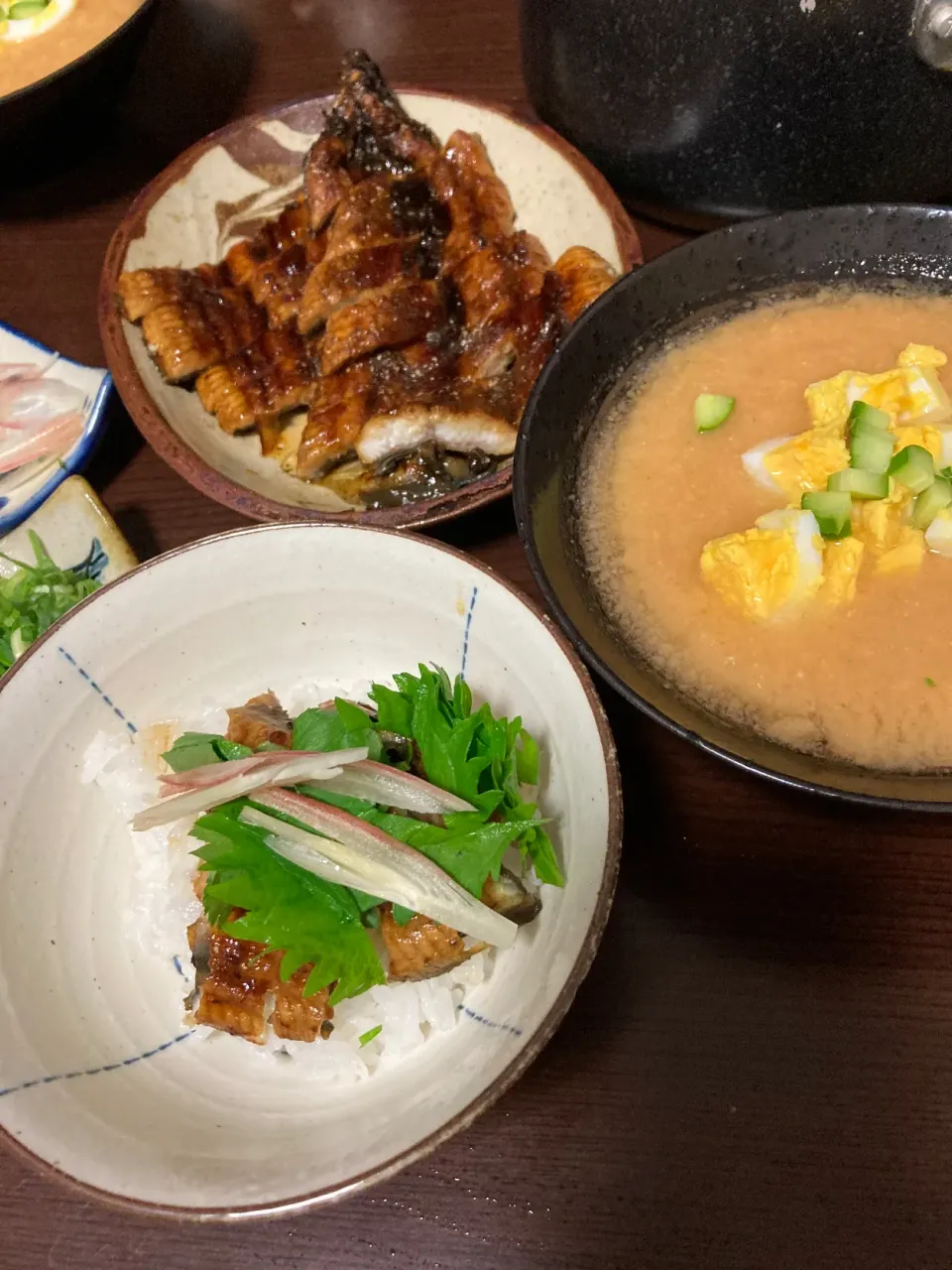 7月20日晩ご飯。1日早い土用丑の日。ひつまぶし風に！|あやさん