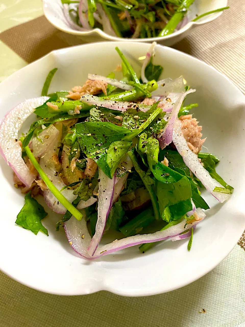 空芯菜のサラダ🥗|ぽっちさん