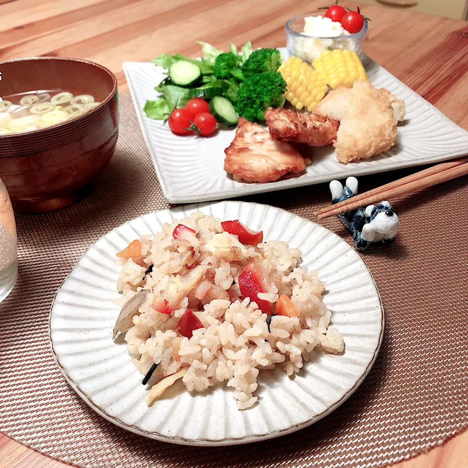 ホッキ貝の炊き込みご飯は北海道苫小牧名物✨|Happy suzumeさん