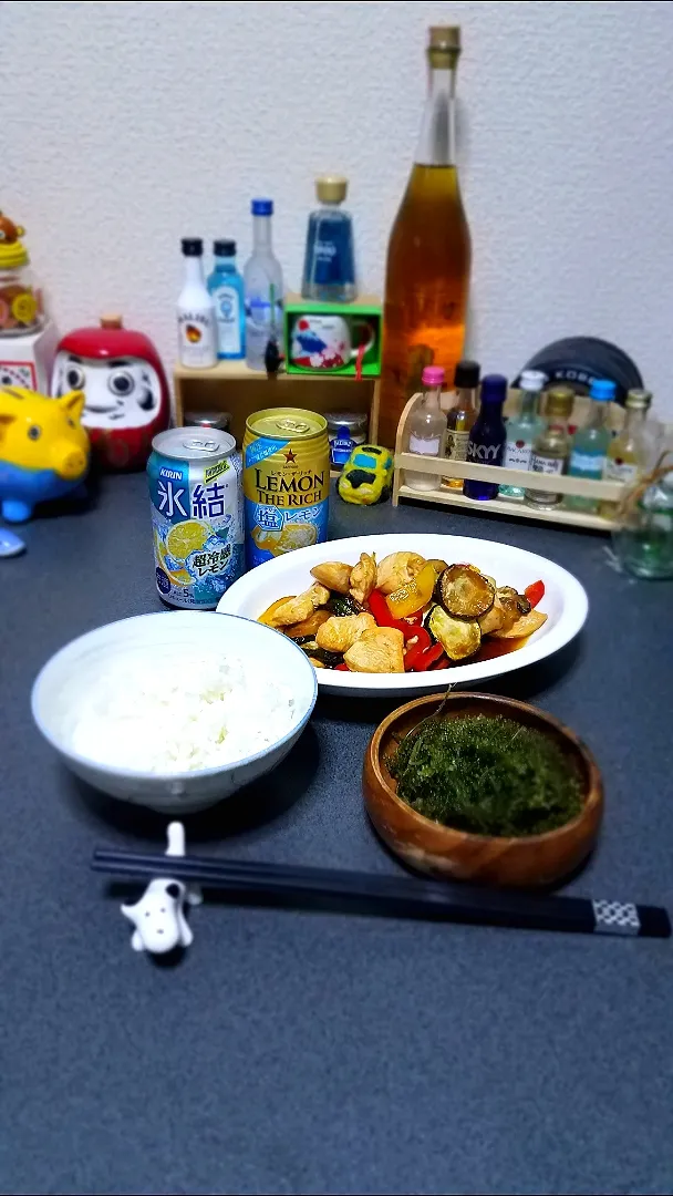 夏野菜の胸肉のさっぱりオイスターソー酢😋|masaki .fさん