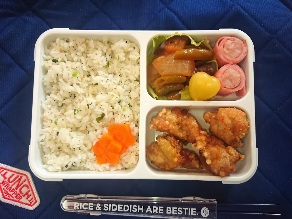 🐔から揚げ弁当🐔|クロ母さんさん