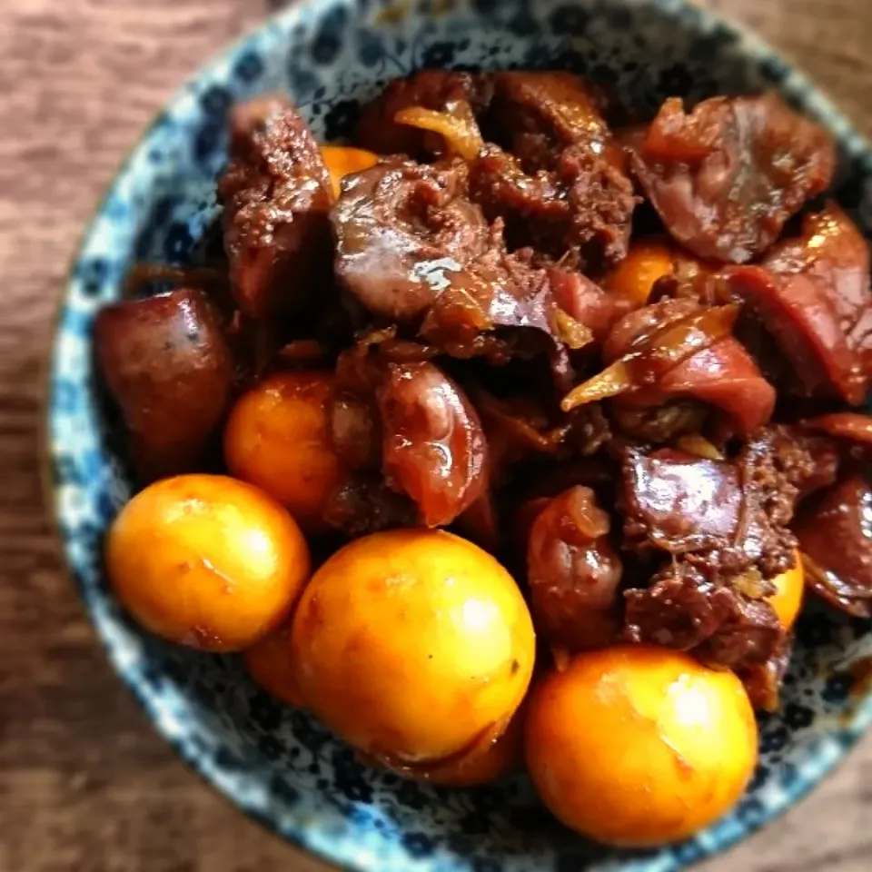 鶏もつ 甘辛煮|とだともさん