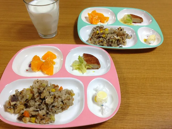 ✽３歳と１歳のお子さまプレート✽|＊抹茶＊さん