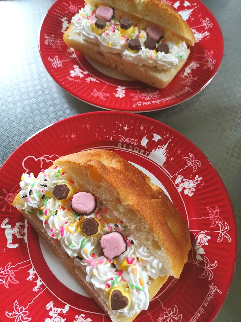 Snapdishの料理写真:クリーム&チョコサンド|EKさん