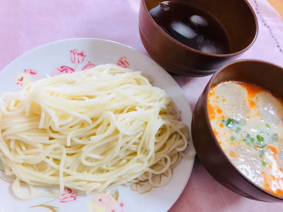 【1人の昼食】こんな手抜きでひやむぎまん|飛鳥さん