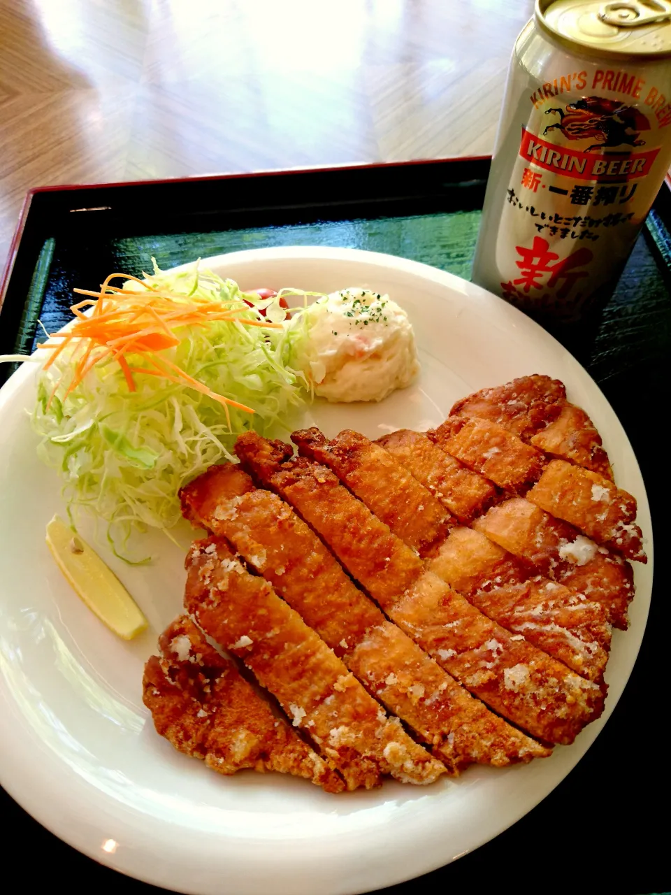 上高地・小梨平食堂の山賊焼きとビール|すーさん