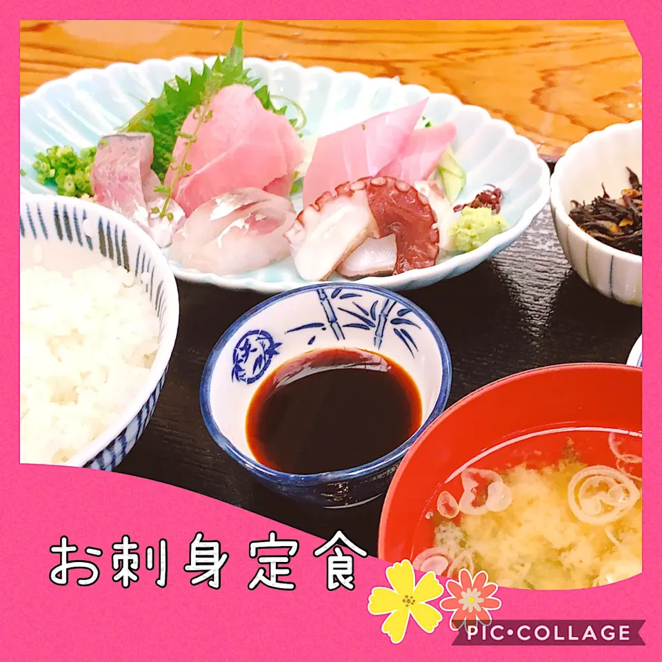 Snapdishの料理写真:築地　お刺身定食|yugeさん