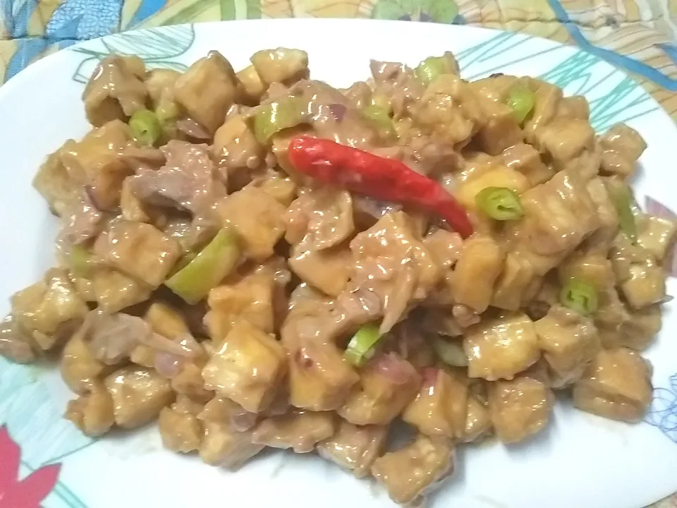 Tokwa tuna Sisig❤️🌺|Rosselle Castro Sedomoさん