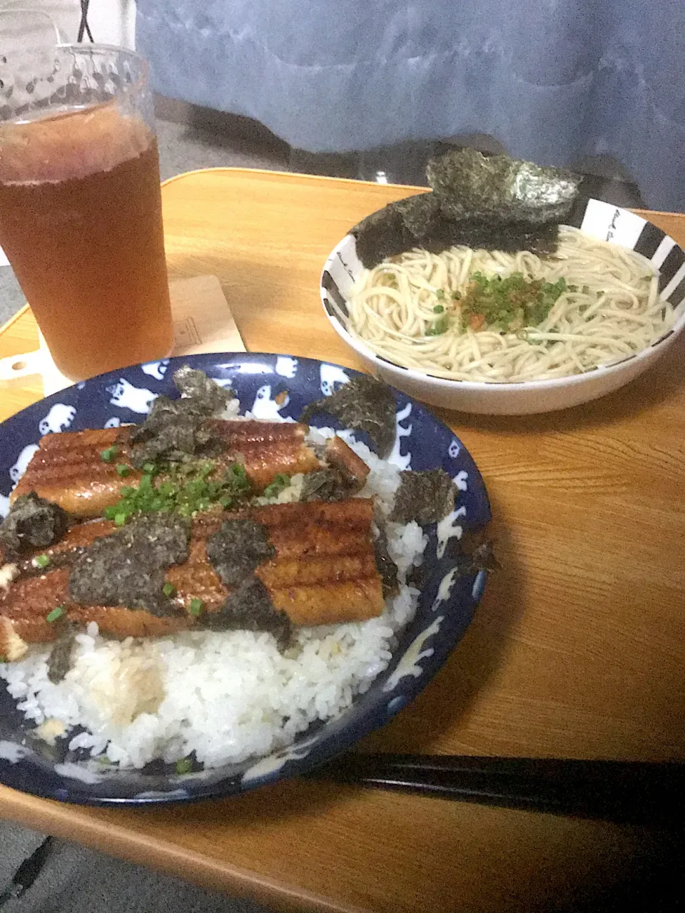 うな丼＆鳥うどん|わたゆーさん