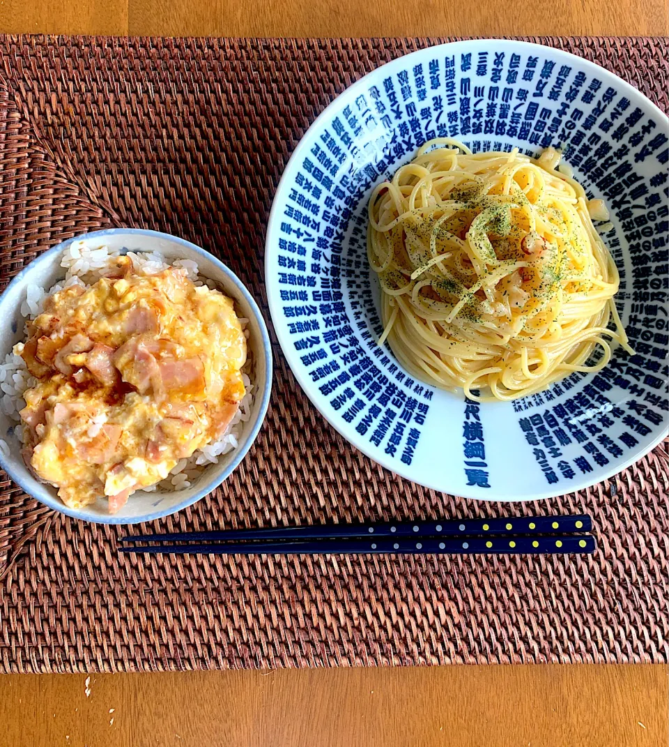 至高のペペロンチーノとカルボ飯|ひろさん