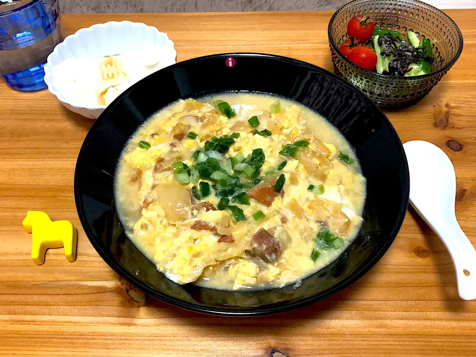 とろたま親子チーズ丼|saknさん