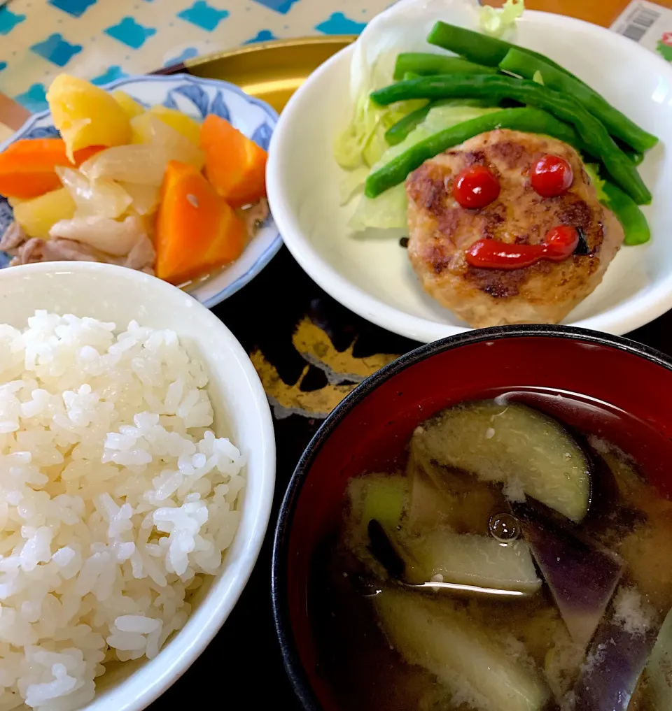 夏野菜ざんまいのハンバーグ献立|葉子さん