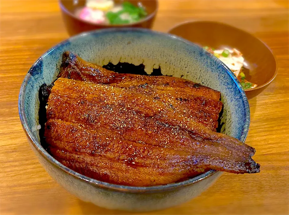 土用の丑の日！菊川の一本うなぎ丼|ふくすけ食堂さん