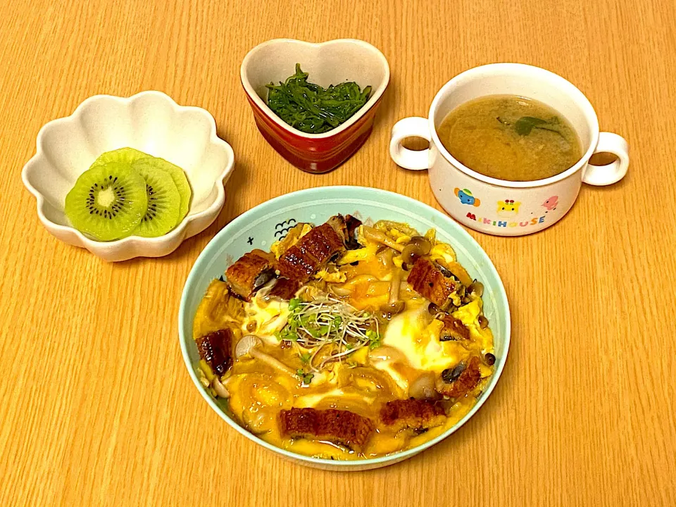 鰻の卵とじ丼|あさみさん