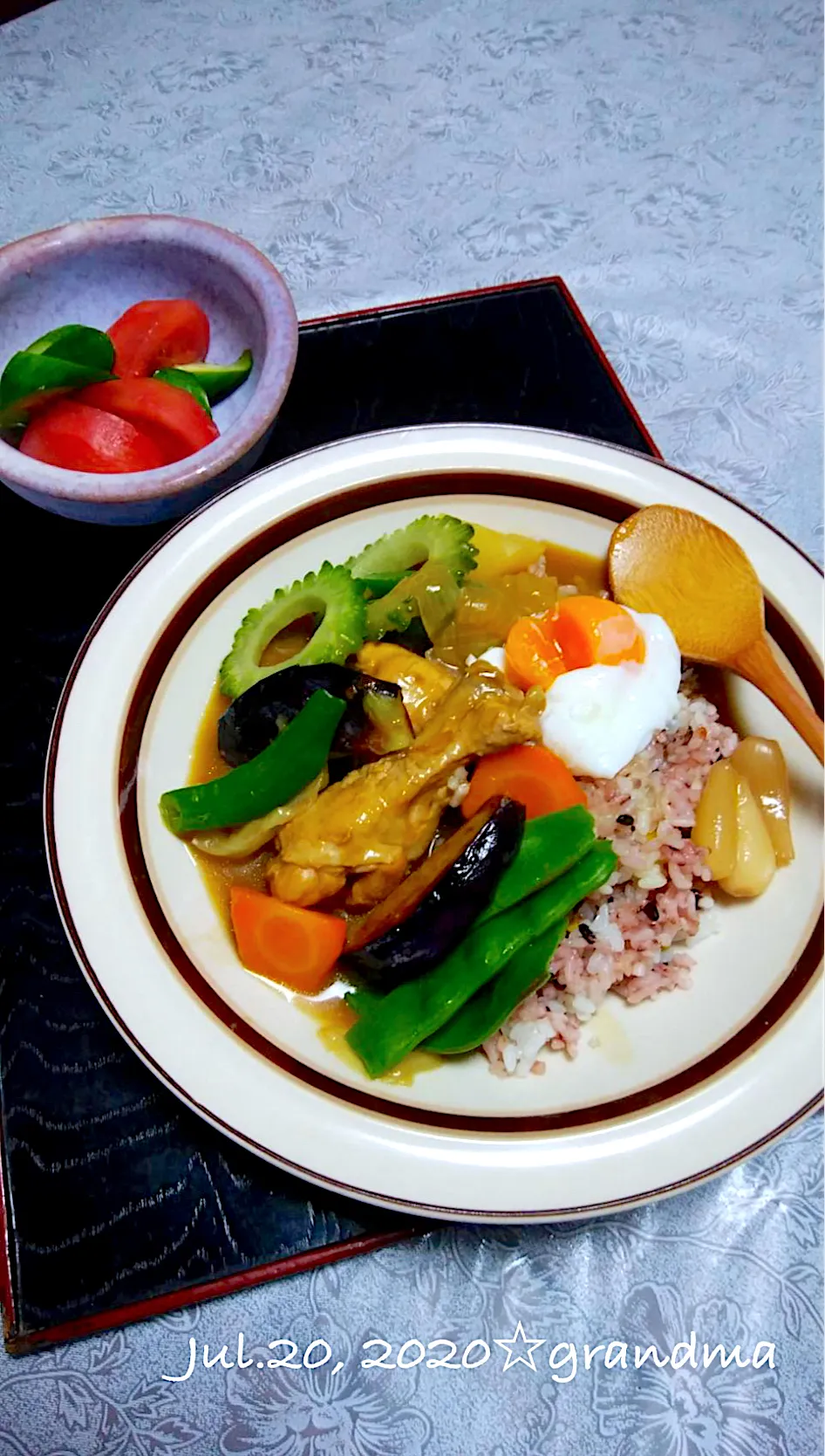 grandmaの晩ごはん☆夏カレー🍛|kaoriさん