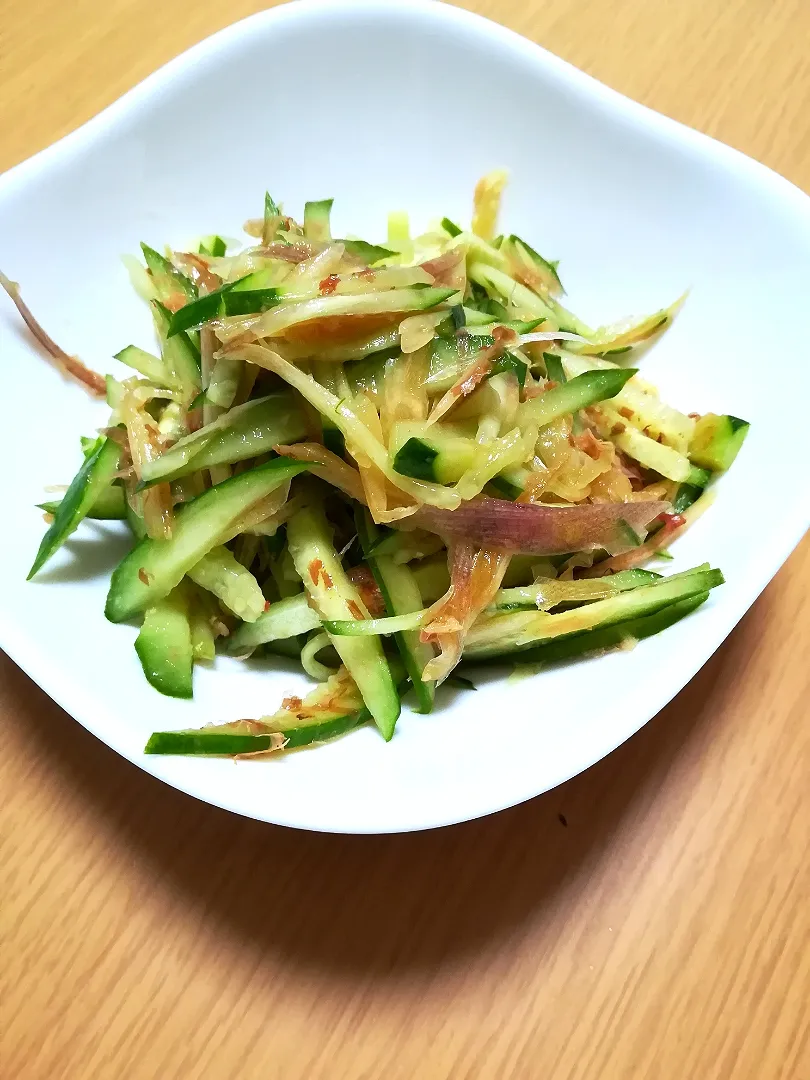 Dinner きゅうりとミョウガのサラダ|tamakiさん