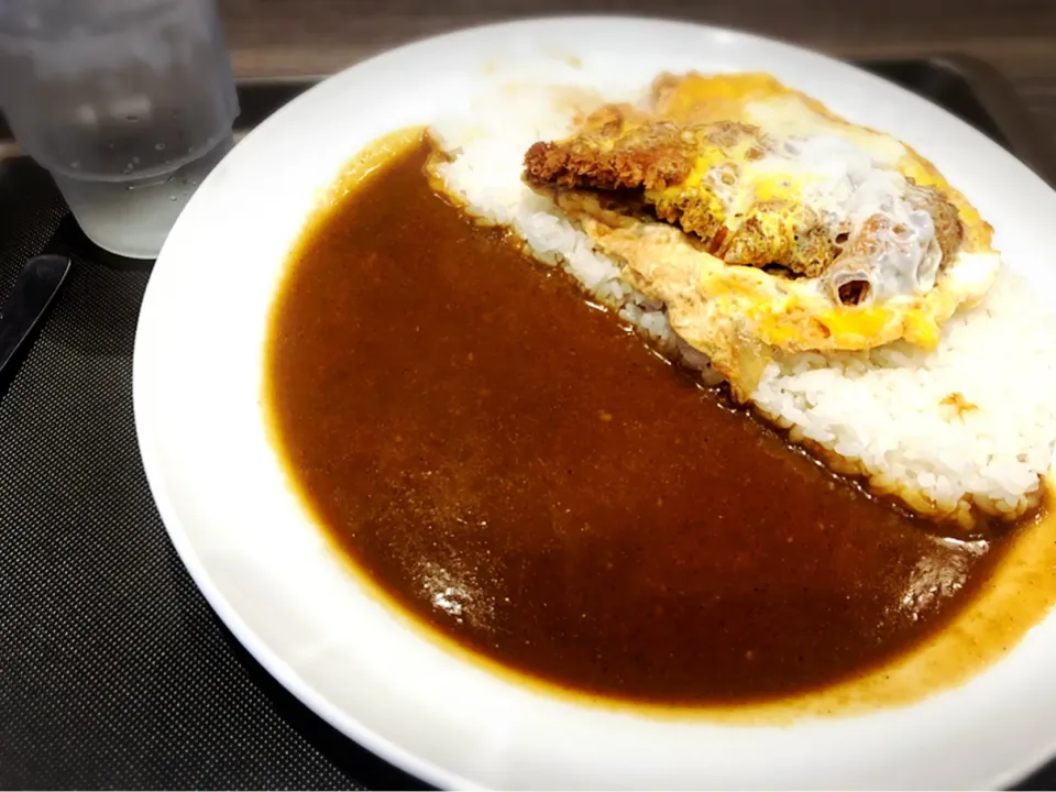 ささみかつとじカレー大盛 ¥600|Blue Moon Caféさん