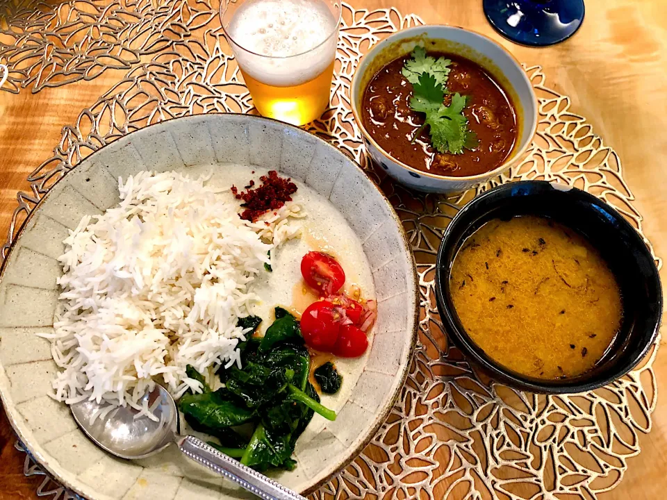 ネパールカレー　　豆カレー、ラムカレー|kctreeさん