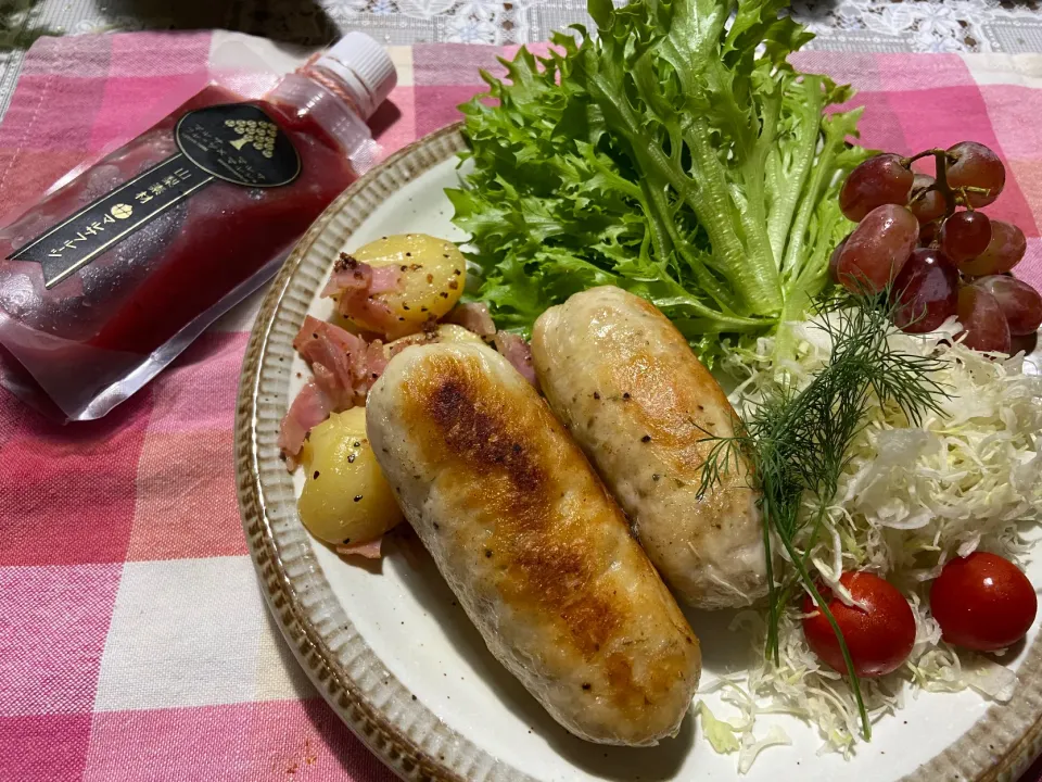 Snapdishの料理写真:手作りチキンソーセージ|ハルのただ飯さん