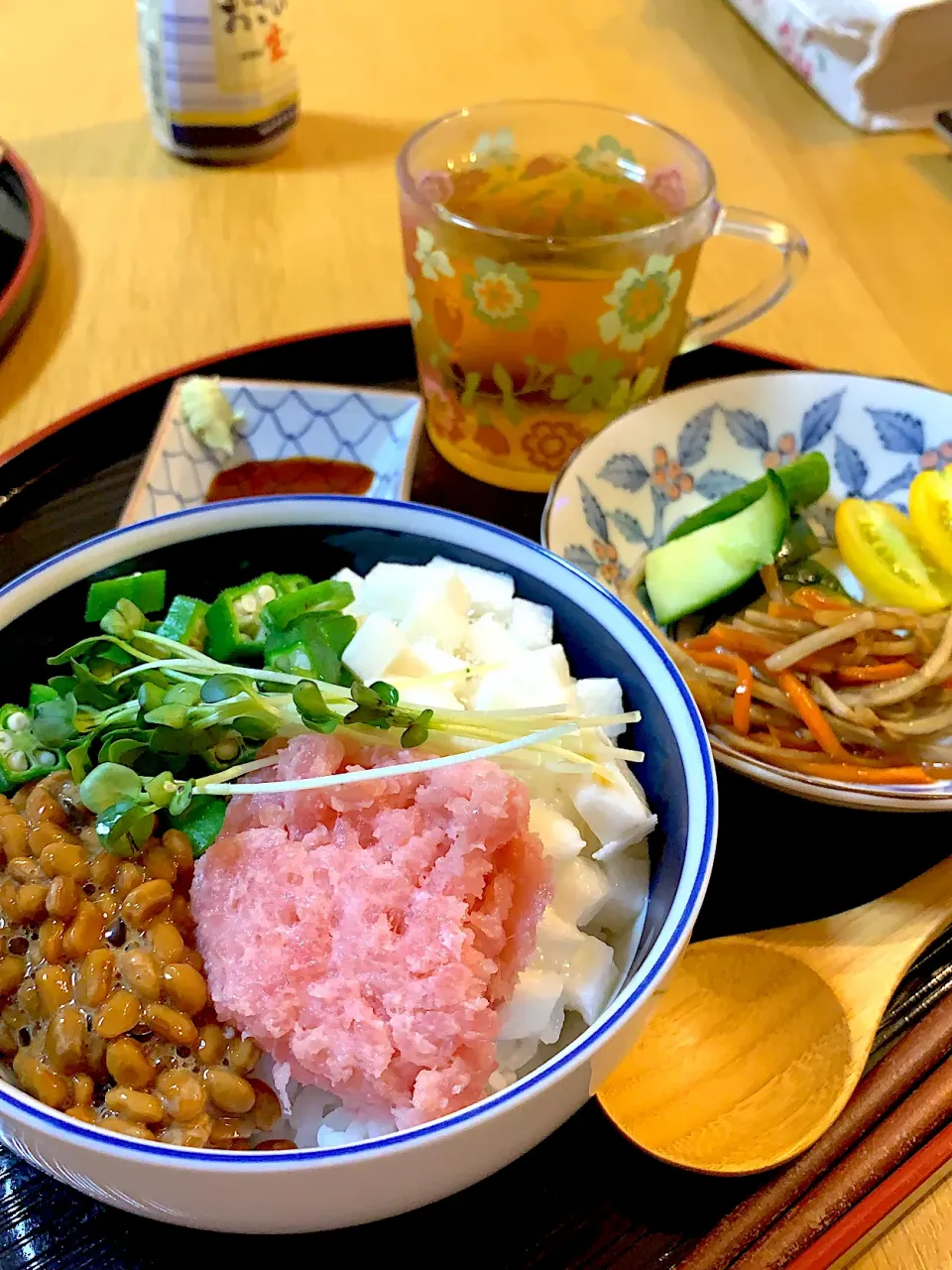 四色丼で晩御飯|Mikaさん