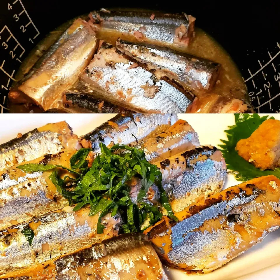 旬を先取り、新秋刀魚を使った水煮～！|motohiroさん