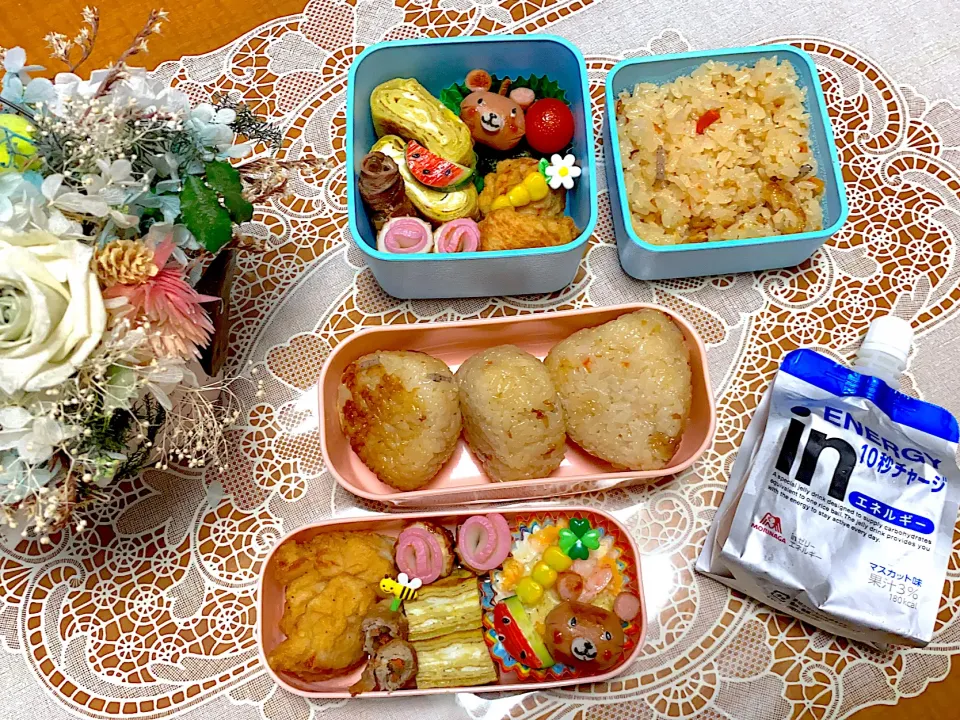 娘部活弁当と母弁当は味ごはん弁当🎉|makoさん