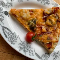 3 cheese anchovy veggie pizza|HouseHusさん