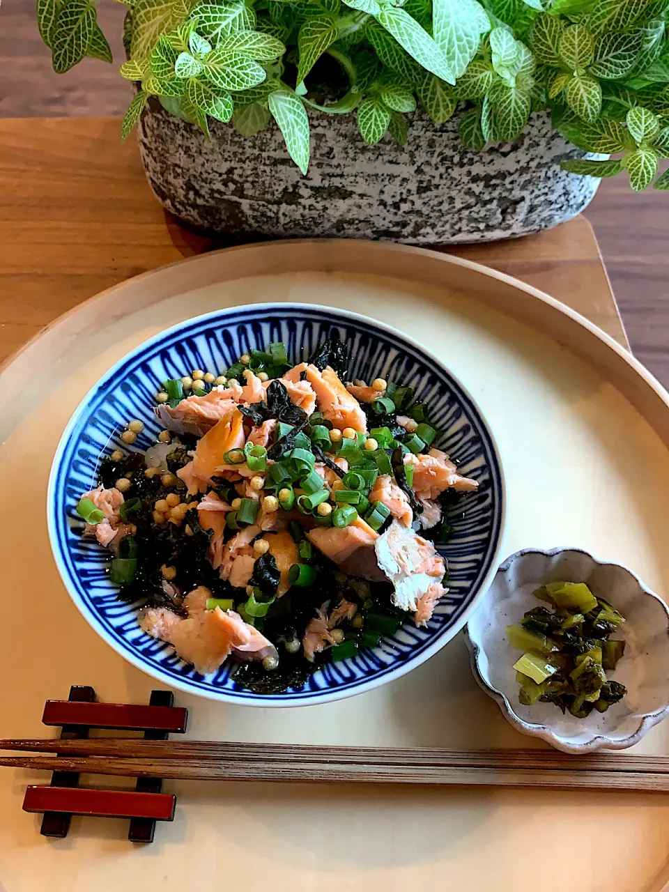 一人昼ごはん　茶漬け|たまにゃんさん