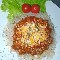 Shirataki Spaghetti Bolognese 😊😋|qalbij8714さん