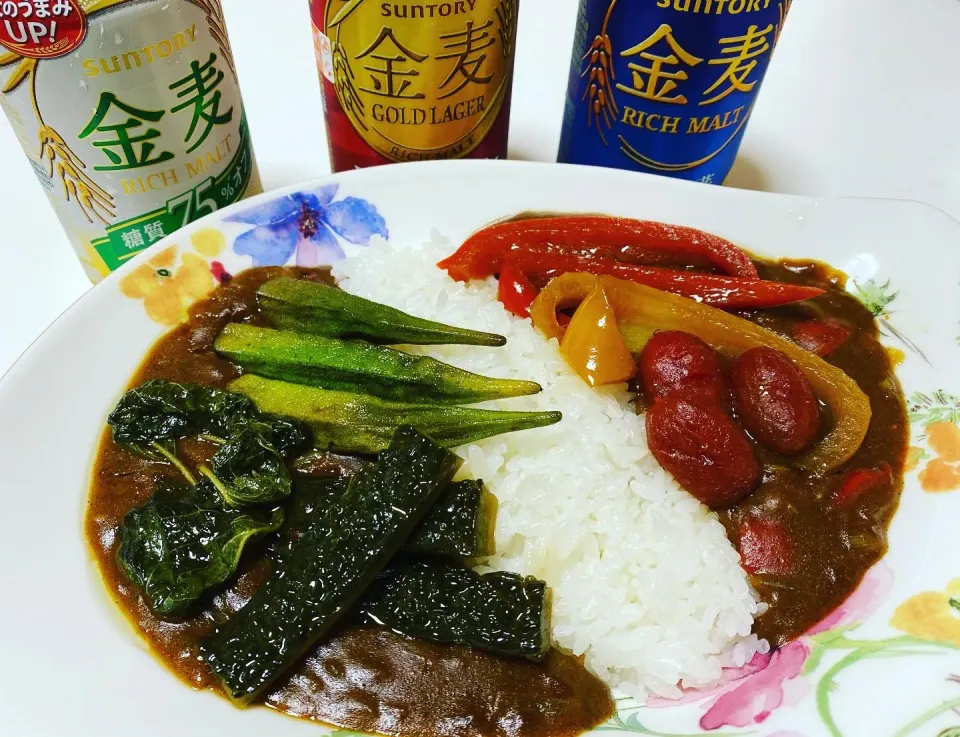 揚げて浸して夏野菜カレー|1cchieさん