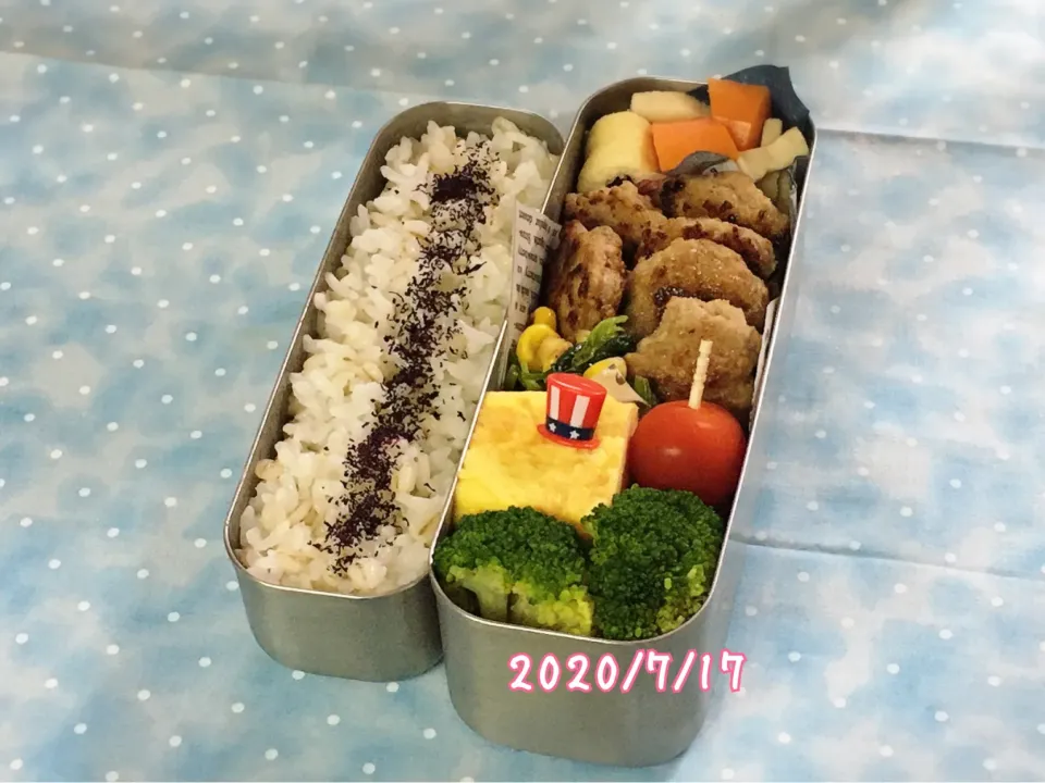 旦那ひき肉ハンバーグ弁当|チムニーさん