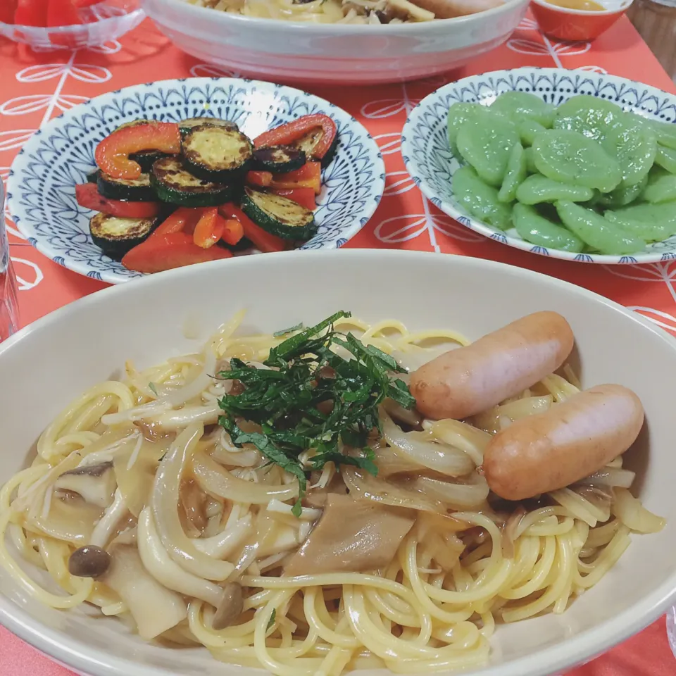 和風きのこスパゲッティ🍝|waiwaiさん