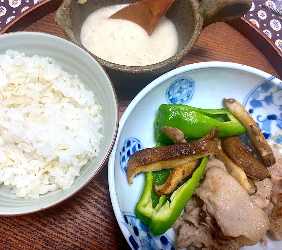 トロロご飯と焼肉|わこさん