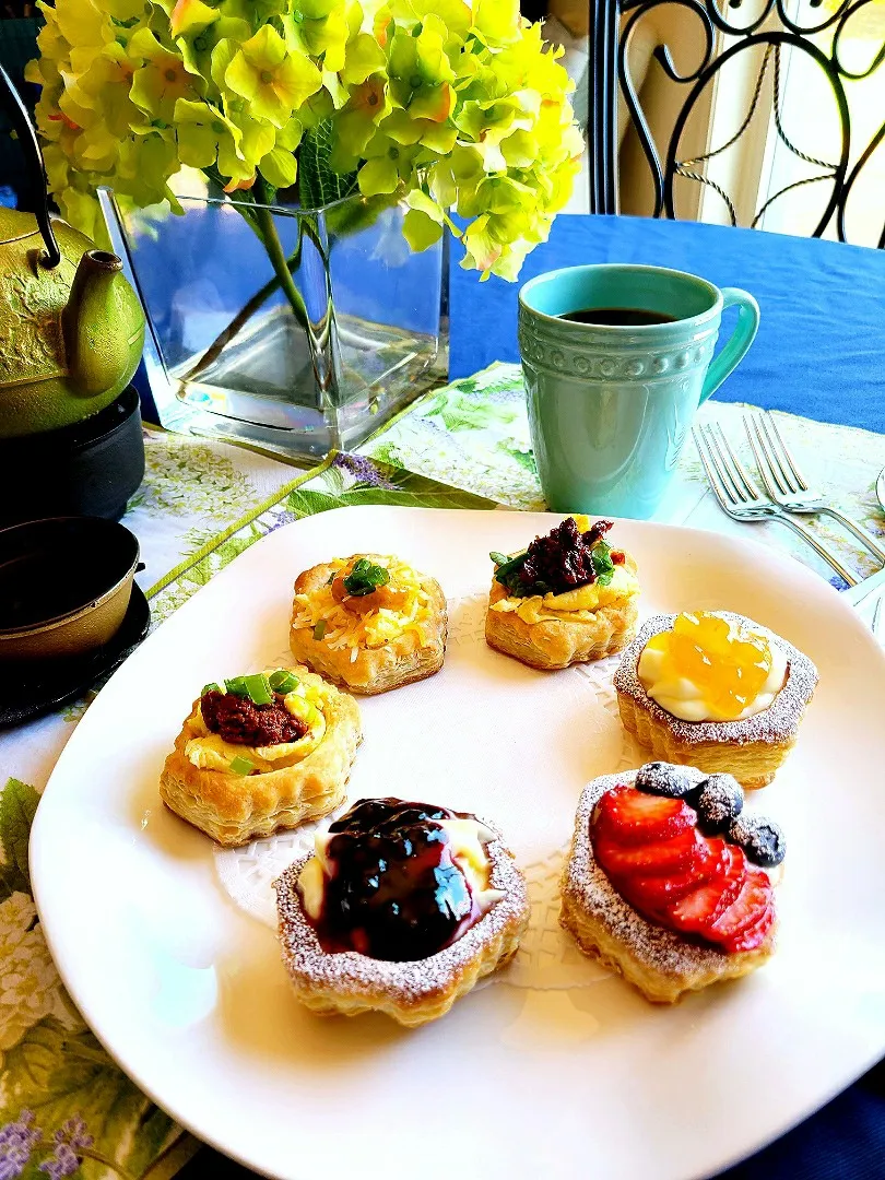 Puff pastry sweet savory bites|Jbunny Caféさん