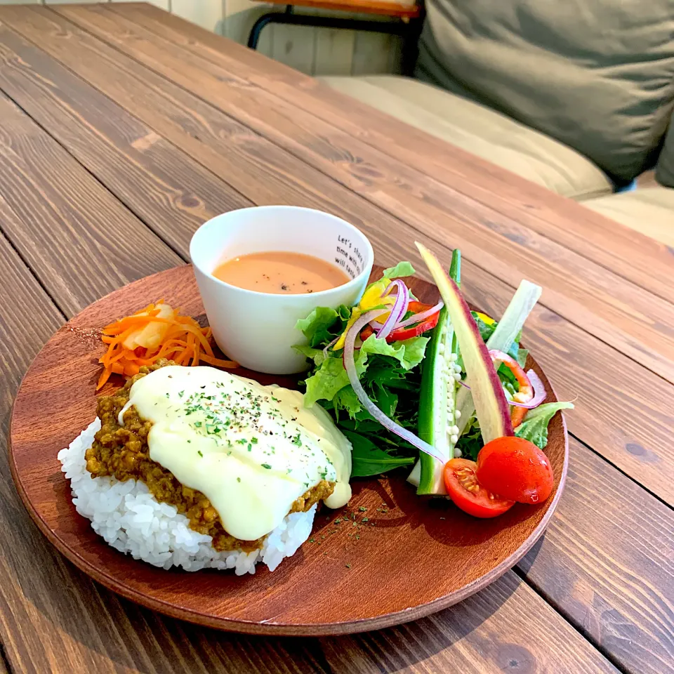 キーマカレーのチーズソースがけランチ|maSami＊さん