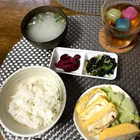 Snapdishの料理写真:質素な朝ごはん|るうるうさん