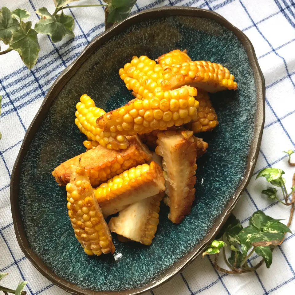 🌽今年もコイツの季節が やって来た❣️道産とうきび🌽の唐揚げバター醤油絡め🌽|Hollyさん