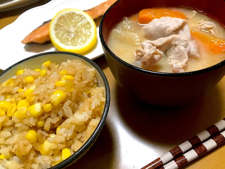 とうもろこしご飯|Emiko Kikuchiさん