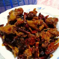 Hot Flaming Spicy Crunchy Chicken|Roshiha Roslanさん