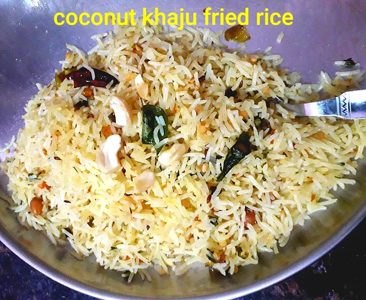 coconut khaju fried rice 😋😋|archuさん